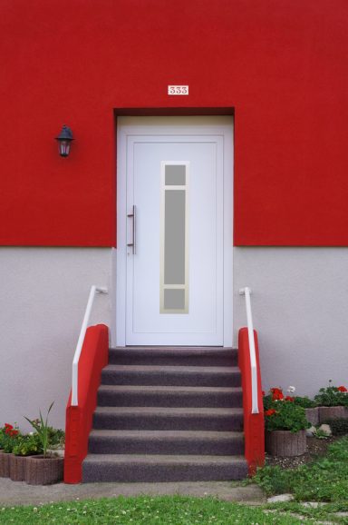 Kunststoff Haustür
