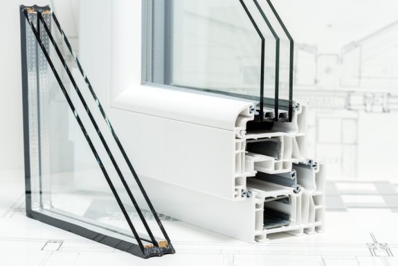Kunststofffenster Profil + Dreifachglas